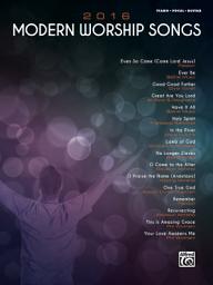 Icon image 2016 Modern Worship Songs: For Piano/Vocal/Guitar
