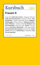 Icon image Kursbuch 192: Frauen II