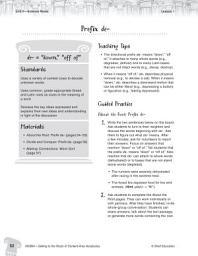 Icon image Content-Area Vocabulary Level 4--Prefix de-