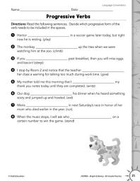 Icon image Language Conventions: Progressive Verbs Practice
