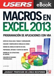 Icon image Macros en Excel 2013: Programación de aplicaciones con VBA