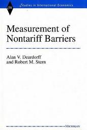 Icon image Measurement of Nontariff Barriers