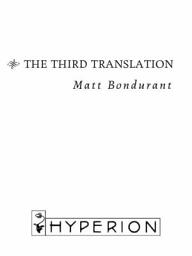 Icon image The Third Translation: A Novel