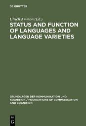 Icon image Status and Function of Languages and Language Varieties