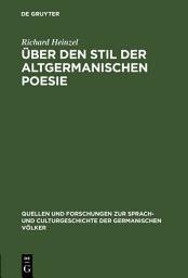 Icon image Über den Stil der altgermanischen Poesie