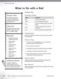 Icon image Vocabulary Ladder for What to Do with a Ball
