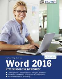 Icon image Word 2016 - Profiwissen für Anwender