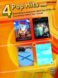 Icon image 4 Pop Hits: Issue 1 for Easy Piano: Everything Is Awesome * Best Day of My Life * Everything I Didn't Say * Clouds