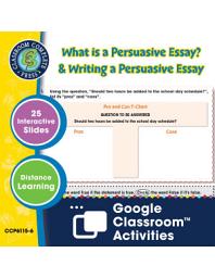 Icon image How to Write an Essay: What is a Persuasive Essay? & Writing a Persuasive Essay - Google Slides Gr. 5-8