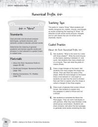 Icon image Content-Area Vocabulary Level 3--Numerical Prefix tri-