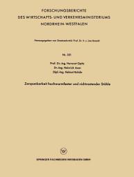 Icon image Zerspanbarkeit hochwarmfester und nichtrostender Stähle