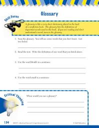Icon image Read & Succeed Comprehension Level 4: Glossary Passages and Questions