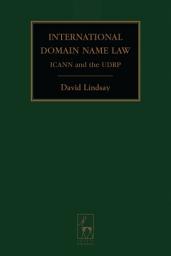 Icon image International Domain Name Law: ICANN and the UDRP