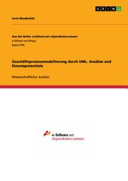 Icon image Geschäftsprozessmodellierung durch UML. Ansätze und Einsatzpotentiale