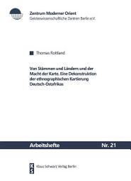 Icon image Von Stämmen und Ländern und der Macht der Karte