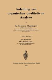Icon image Anleitung zur organischen qualitativen Analyse: Ausgabe 5