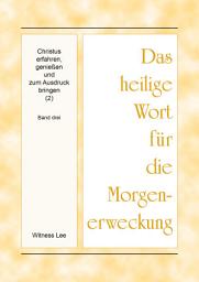 Icon image Christus erfahren, genießen und zum Ausdruck bringen (2): Band drei