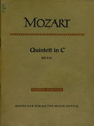 Icon image Quintett in C fur 2 Violinen, 2 Violen u. Violoncello