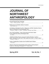Icon image Journal of Northwest Anthropology: Volume 44 Number 1