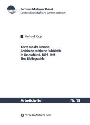 Icon image Texte aus der Fremde