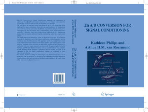 Icon image Sigma Delta A/D Conversion for Signal Conditioning