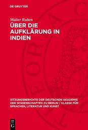 Icon image Über die Aufklärung in Indien