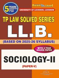Icon image SOCIOLOGY-II: e-Book for LL.B. 2nd Semester ‘University of Lucknow’