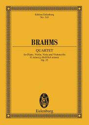 Icon image Piano Quintet G minor: Op. 25