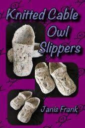 Icon image Knitted Cable Owl Slippers