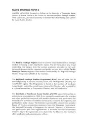 Icon image An Arms Race in Post-cold War Southeast Asia: Prospects for Control