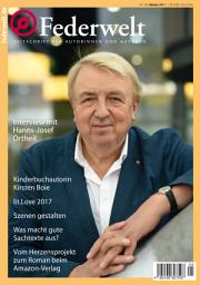 Icon image Federwelt 126, 05-2017: Zeitschrift für Autorinnen und Autoren