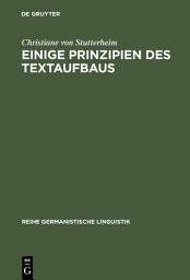 Icon image Einige Prinzipien des Textaufbaus: Empirische Untersuchungen zur Produktion mündlicher Texte