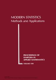 Icon image Modern Statistics: Methods and Applications