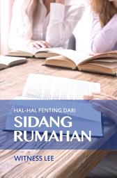 Icon image Hal-Hal Penting dari Sidang Rumahan