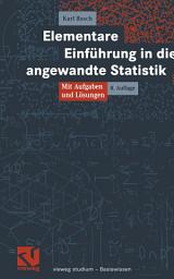Icon image Elementare Einführung in die angewandte Statistik: Mit Aufgaben und Lösungen, Ausgabe 8