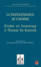 Icon image La transcendance de l'homme : Études en hommage à Thomas...