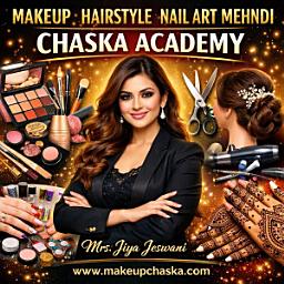 Icon image MAKEUP HAIRSTYLE NAIL ART MEHNDI CHASKA ACADEMY
