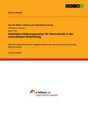 Icon image Natürliche Erklärungsansätze für Unterschiede in der menschlichen Entwicklung: Wie die naturräumlichen Gegebenheiten die menschliche Entwicklung determinieren