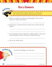 Icon image Read & Succeed Comprehension Level 4: Story Elements Passages and Questions