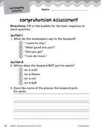 Icon image Put Me in the Zoo Comprehension Assessment