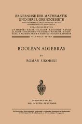 Icon image Boolean Algebras: Reihe: Reelle Funktionen (First Edition)