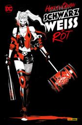 Icon image Harley Quinn: Schwarz, Weiß und Rot