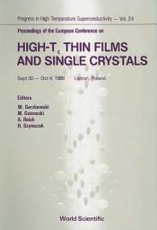 Icon image High-Tc Thin Films and Single Crystals: Proceedings of the European Conference