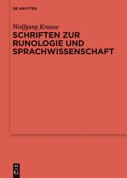 Icon image Schriften zur Runologie und Sprachwissenschaft