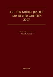 Icon image Top Ten Global Justice Law Review Articles 2007