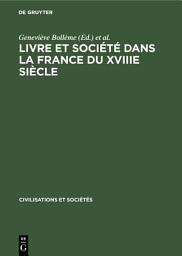 Icon image Livre et société dans la France du XVIIIe siècle: [1]