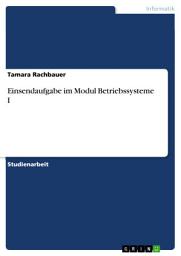 Icon image Einsendaufgabe im Modul Betriebssysteme I