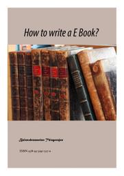 Icon image How to write a E book ?