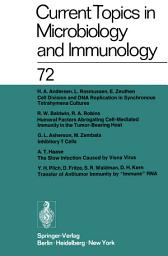 Icon image Current Topics in Microbiology and Immunology / Ergebnisse der Mikrobiologie und Immunitätsforschung: Volume 72