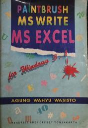 Icon image PAINTBRUSH, MS WRITE, MS EXCEL: for Windows (3.1)